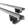 Barres de toit en aluminium adapté pour Hyundai H-1 Van (1997-2007) - Porte-Bagages de Voiture argent - rails