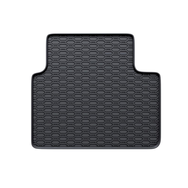 Tapis de sol en caoutchouc adapté pour Kia Sportage III SUV (2010-2016) - tapis de voiture - noir - 4 pcs.