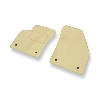 Tapis de Sol Velours adapté pour Volvo C70 II (2006-2014) - Premium tapis de voiture - beige