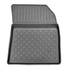 Tapis de sol en TPE adapté pour Citroen C4 Grand Picasso II Monospace (09.2013-06.2022) - sans la troisième rangée de sièges - tapis de voiture - noir