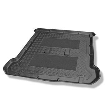 Tapis de coffre adapté pour Nissan NV200 Van (01.2010-02.2019) - bac de coffre - protection de coffre voiture - 5/7 places; 3e rangée soulevée