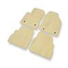 Tapis de Sol Velours adapté pour Opel Signum Hayon (2003-2008) - Premium tapis de voiture - beige