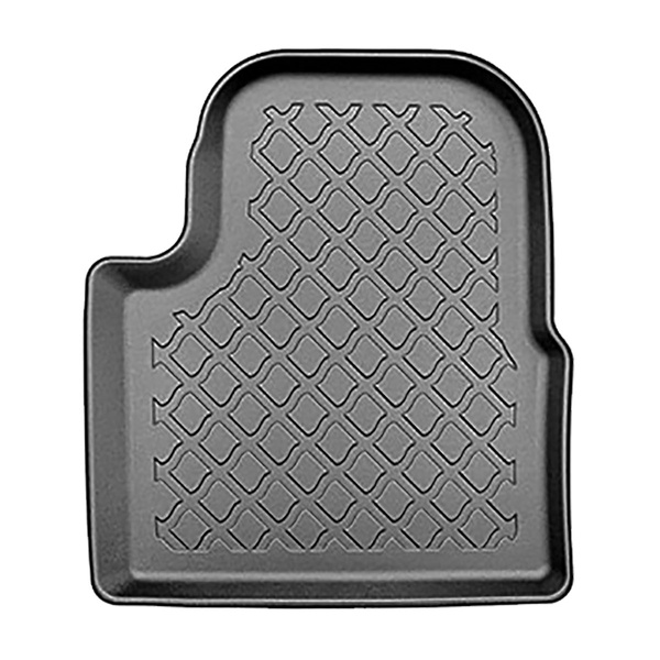 Tapis de sol en TPE adapté pour Peugeot 2008 II SUV (01.2020-....) - pas pour la version électrique et hybride - tapis de voiture - noir