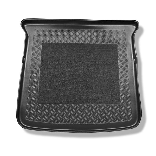 Tapis de coffre adapté pour Fiat Freemont Crossover (08.2011-2016) - bac de coffre - protection de coffre voiture - 5/7 places; 3e rangée abaissée