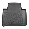 Tapis de sol en TPE adapté pour SsangYong Musso II Pick-Up (07.2018-....) - sans la troisième rangée de sièges - tapis de voiture - noir
