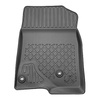 Tapis de sol en TPE adapté pour Honda Civic XI Hybrid e:HEV Hayon (10.2022-....) - tapis de voiture - noir