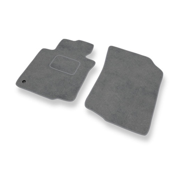 Tapis de Sol Velours adapté pour Citroen C1 I (2005-2014) - Premium tapis de voiture - gris