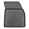 Tapis de sol en TPE adapté pour Ford Focus IV Berline (09.2018-....) - tapis de voiture - noir