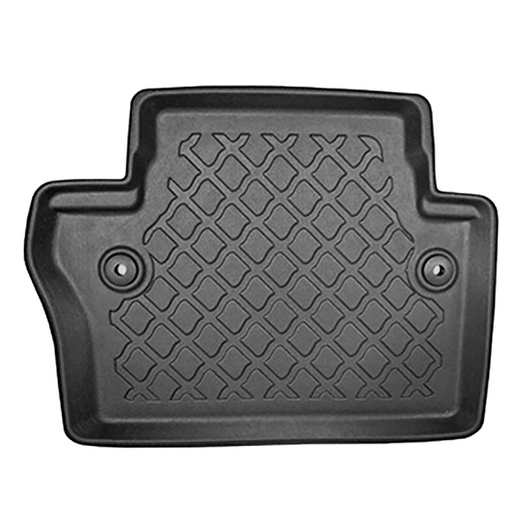 Tapis de sol en TPE adapté pour Volvo V70 III Break (12.2015-10.2022) - tapis de voiture - noir