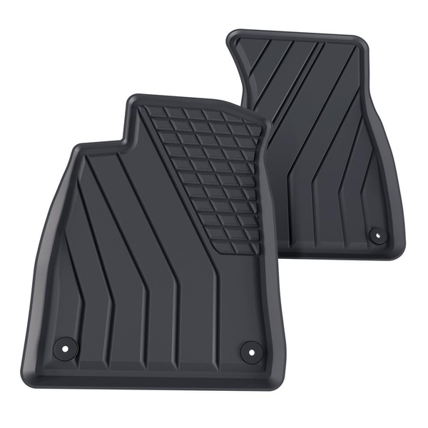 Tapis de sol en TPE adapté pour Audi A4 B9 Hayon, Break (2015-....) - tapis de voiture - noir