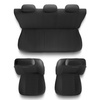 Housses de siège adaptées pour BMW 1 E82, E87, E88, F20, F21 (2004-2019) - housse siege voiture universelles - couverture siege - UNE-4