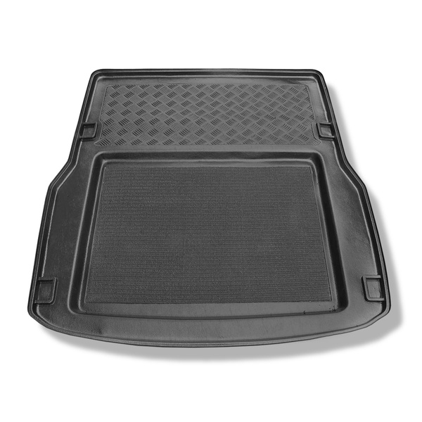 Tapis de coffre adapté pour Audi A8 D3 Berline (11.2002-2009) - bac de coffre - protection de coffre voiture - version non étendue; aussi pour la version Quattro