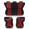 Housses de siège adaptées pour Alfa Romeo Giulietta (2010-2020) - housse siege voiture universelles - couverture siege - TR-RD