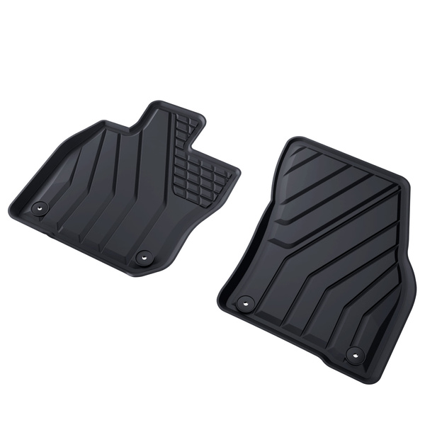 Tapis de sol en TPE adapté pour Volkswagen T-Roc II SUV (2025-....) - tapis de voiture - noir