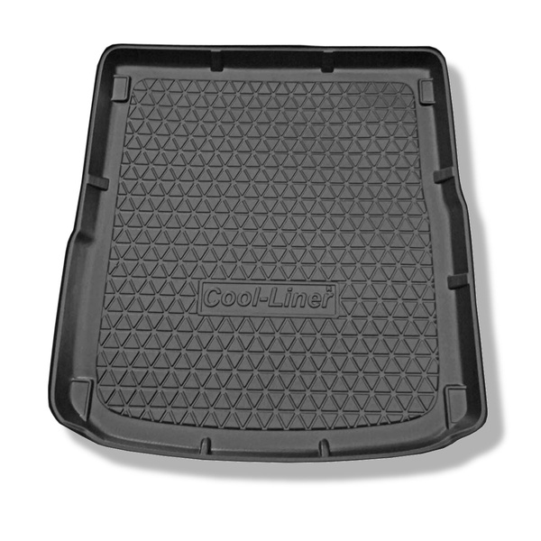Tapis de coffre adapté pour Hyundai i40 Tourer (07.2011-07.2019) - bac de coffre - protection de coffre voiture - pas pour les modèles avec des rails de fixation