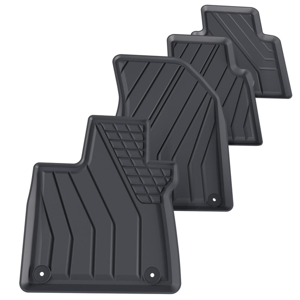 Tapis de sol en TPE adapté pour MG HS SUV (2024-....) - tapis de voiture - noir
