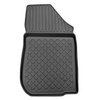 Tapis de sol en TPE adapté pour Dacia Sandero II Stepway Crossover (12.2012-12.2020) - tapis de voiture - noir