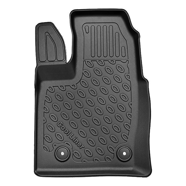 Tapis de sol en TPE adapté pour Ford Tourneo Custom Van (01.2013-....) - transmission automatique - tapis de voiture - noir