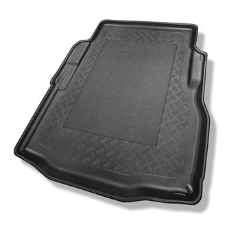 Tapis de coffre adapté pour Jaguar XF X260 Berline (09.2015-....) - bac de coffre - protection de coffre voiture - avec roue de secours à usage temporaire