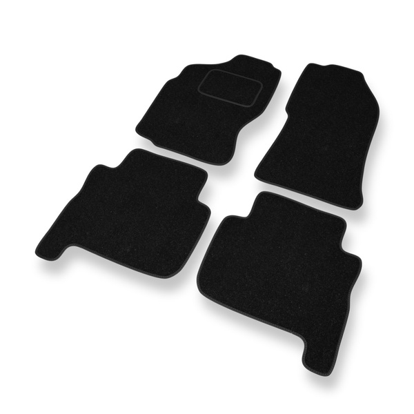 Tapis de Sol Feutres adapté pour Ford Maverick I SUV (1993-2000) 3 portes - tapis de voiture - noir