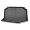 Tapis de coffre adapté pour Seat Ibiza V 6F Hayon (06.2017-....) - bac de coffre - protection de coffre voiture - coffre inférieur; modèles sans plancher amovible du coffre