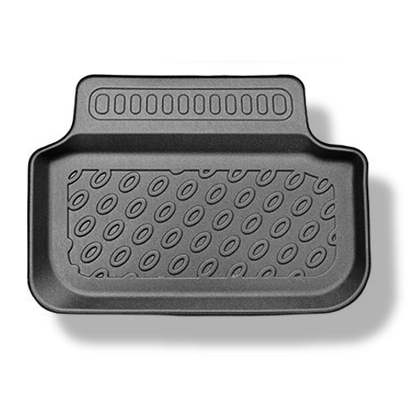 Kit tapis de coffre et tapis de voiture TPE pour: Dacia Sandero III DJF Hayon (01.2021-....) - coffre supérieur;plancher amovible au plus haut niveau