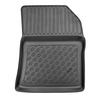 Tapis de sol en TPE adapté pour Dacia Dokker Van (12.2015-10.2022) - 2 ou 5 sièges - tapis de voiture - noir