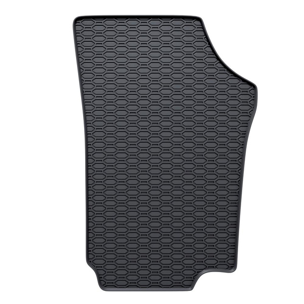 Tapis de sol en caoutchouc adapté pour Skoda Citigo Hayon (2011-2020) - tapis de voiture - noir - 4 pcs.