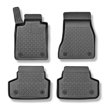 Tapis de sol en TPE adapté pour BMW 5 G31 Touring (05.2017-....) - X-drive; entr