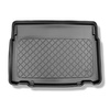 Tapis de coffre adapté pour Citroen C3 Aircross II SUV (11.2017-....) - bac de coffre - protection de coffre voiture - coffre inférieur; plancher amovible en la position la plus basse ou sans plancher amovible du coffre; sièges arrière rabattables et coul