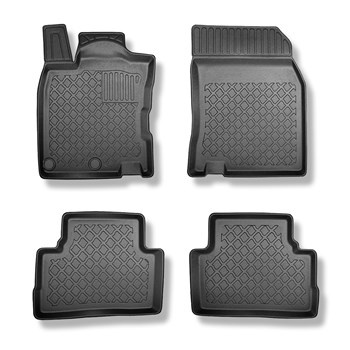 Tapis de sol en TPE adapté pour Nissan Qashqai II J11 Crossover (12.2015-10.2022