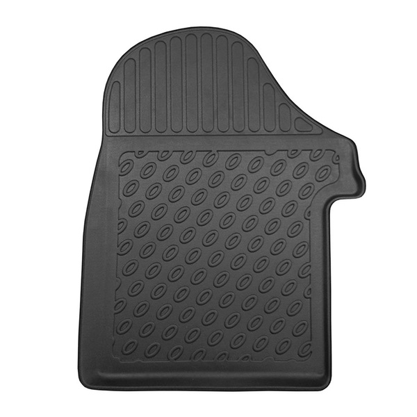 Kit tapis de coffre et tapis de voiture TPE pour: Mercedes-Benz EQV 300 Van (10.2020-....) - version Extra longue (Extra Long) (empattement 3430 mm, longueur du véhicule 5370 mm);pour la 3ème rangée de sièges;sans séparation de l'espace bagage;sans 3ème r