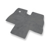 Tapis de Sol Velours adapté pour Citroen Jumper I Van (1994-2006) - Premium tapis de voiture - gris