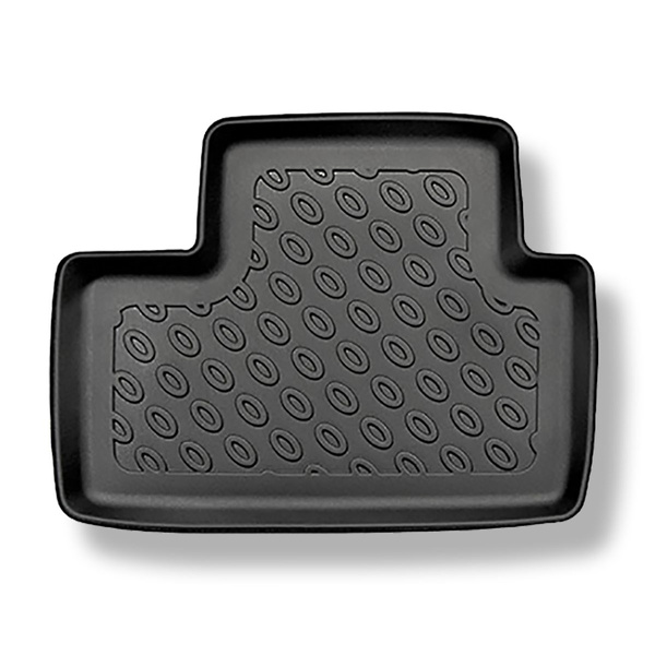 Tapis de sol en TPE adapté pour Renault Captur II SUV (01.2020-....) - aussi pour la version hybride - tapis de voiture - noir