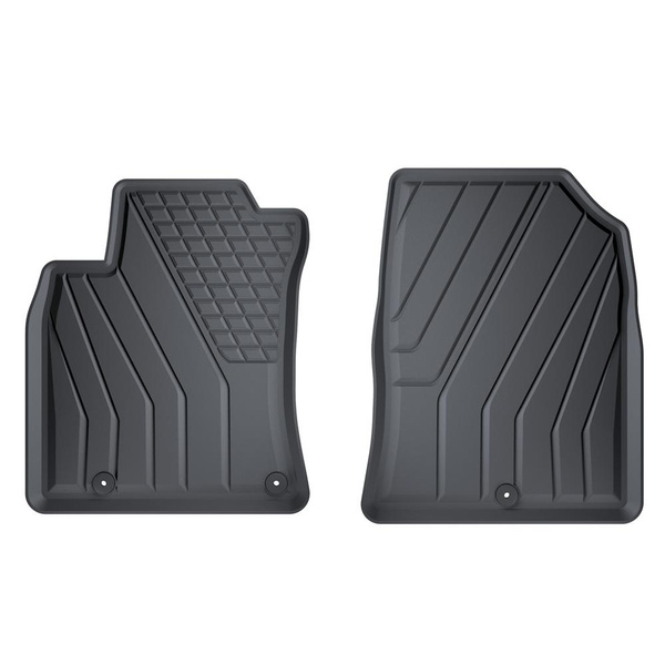 Tapis de sol en TPE adapté pour Kia Ceed Hayon, Break (2018-....) - tapis de voiture - noir