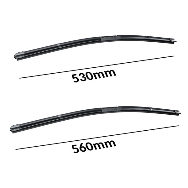 Balais d'essuie-glace de pare-brise adaptés pour Mercedes-Benz Classe C W205 Break, Berline (11.2013-10.2014) - balais plat