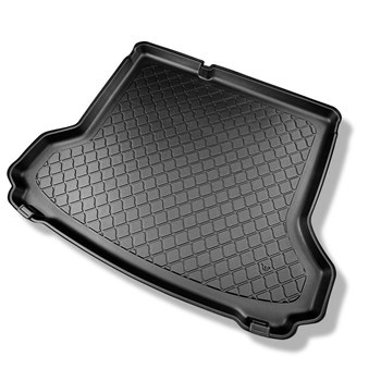 Tapis de coffre adapté pour Volkswagen ID.4 SUV (12.2020-....) - bac de coffre - protection de coffre voiture - coffre inférieur; modèles sans plancher amovible du coffre