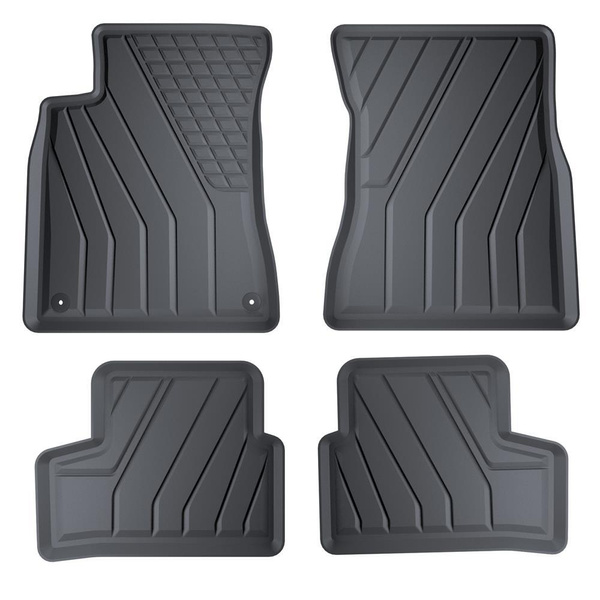 Tapis de sol en TPE adapté pour Mercedes-Benz GLA H247 SUV (2019-....) - tapis de voiture - noir