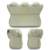 Housses de siège adaptées pour Honda Civic VI, VII, VIII, IX, X (1995-2021) - housse siege voiture universelles - couverture siege - MD-8
