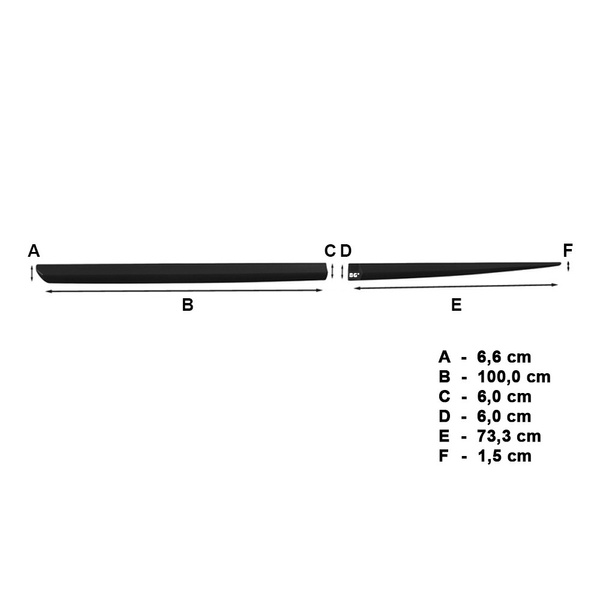 Plaques noires latérales de voiture Hyundai Bayon SUV (2021-....)