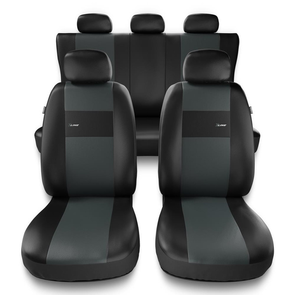 Housses de siège adaptées pour Audi Q7 I, II (2005-....) - housse siege voiture universelles - couverture siege - XL-G