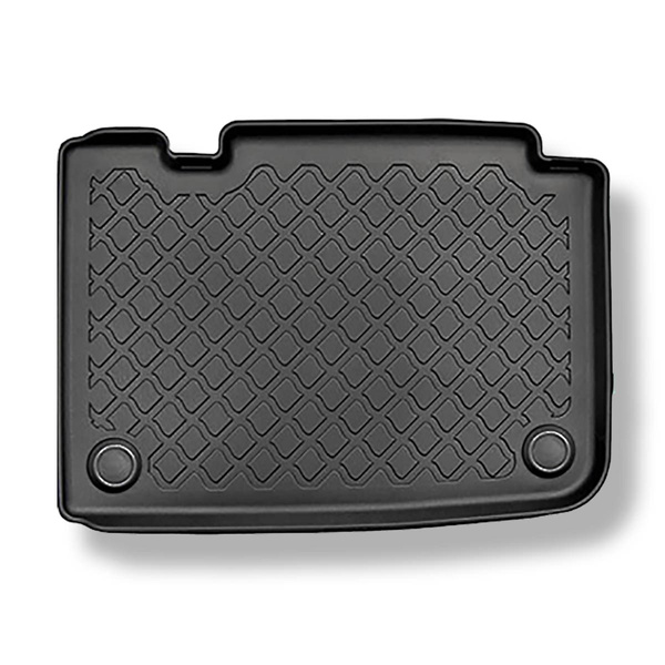 Tapis de sol en TPE adapté pour Tesla Model S Liftback (04.2015-12.2020) - 4 roues motrices - tapis de voiture - noir