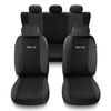 Housses de siège adaptées pour Audi Q7 I, II (2005-....) - housse siege voiture universelles - couverture siege - TG-G