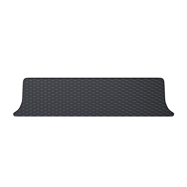 Tapis de sol en caoutchouc adapté pour Seat Alhambra I Van (1996-2010) - tapis de voiture - noir - 4 pcs.