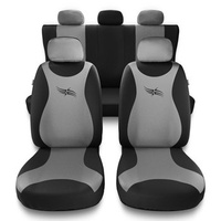 Housses de siège adaptées pour Mazda 6 I, II, III (2002-2019) - housse siege voiture universelles - couverture siege - TR-S