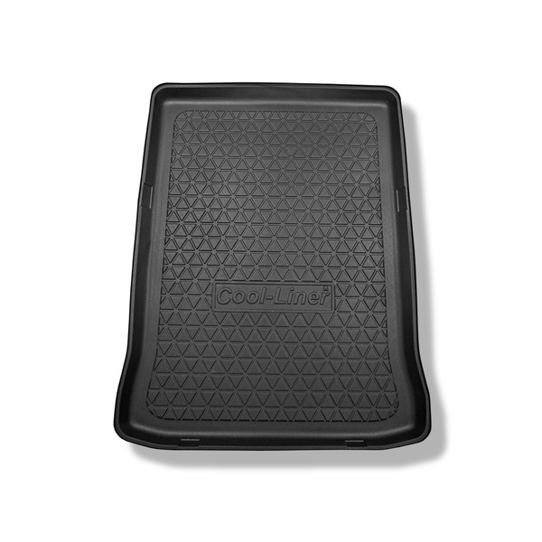 Tapis de coffre adapté pour BMW 5 G30 Berline (02.2017-....) - bac de coffre - protection de coffre voiture - non pour version hybride