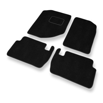 Tapis de Sol Velours adapté pour Dodge Durango II (2004-2009) - Premium tapis de voiture - noir