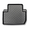 Tapis de sol en TPE adapté pour Mitsubishi Outlander III SUV (09.2012-10.2021) - non pour version hybride; sans la troisième rangée de sièges - tapis de voiture - noir