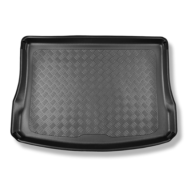 Tapis de coffre adapté pour Cupra Born Hayon (11.2021-....) - bac de coffre - protection de coffre voiture - coffre supérieur; plancher amovible en la position la plus haute