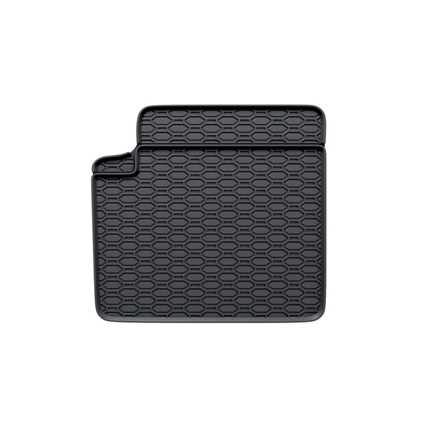 Tapis de sol en caoutchouc adapté pour Fiat Panda II Hayon (2003-2012) - tapis de voiture - noir - 4 pcs.